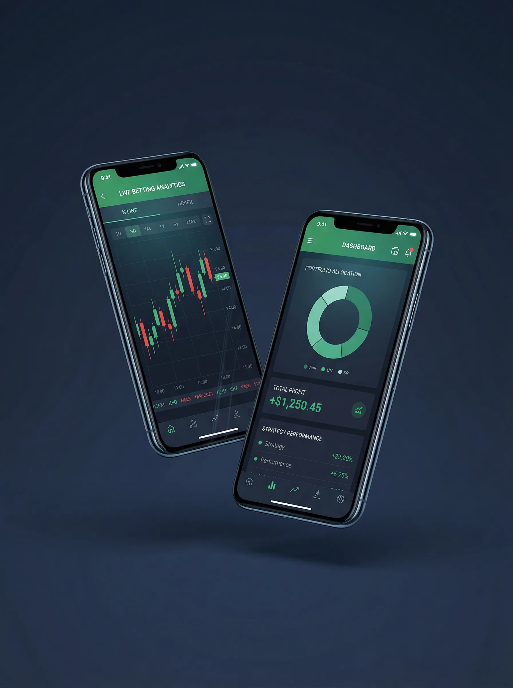 xingkong.com 移动端APP界面展示 - 掌上交易终端